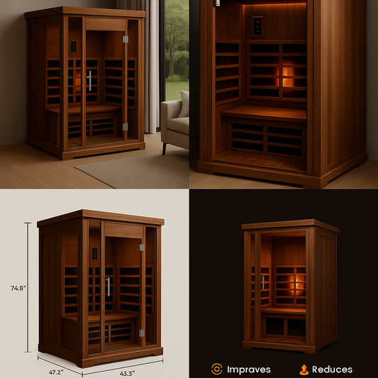 CoreLux Zen Duo™ – Full-Spectrum 2-Person Infrared Sauna